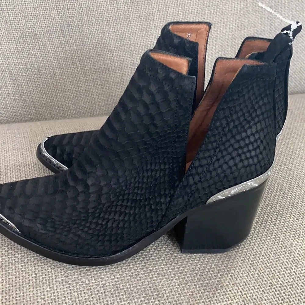 NWOT Jeffrey Campbell Cromwell Cutout Western Boot Size 6